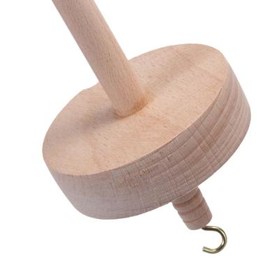 DIY Craft Beginners Sewing Accessories Drop Spindle Solid Wooden Handmade Whorl Yarn Spin