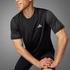 Adidas Ultimate Engineered Knit Tee Quick-Dry Running Sports Short Sleeve Men Tops Black IM4194