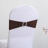 10Pcs Polyester Chair Back Tie Reusable Nostalgic Bowknot Stretch Band Decoration