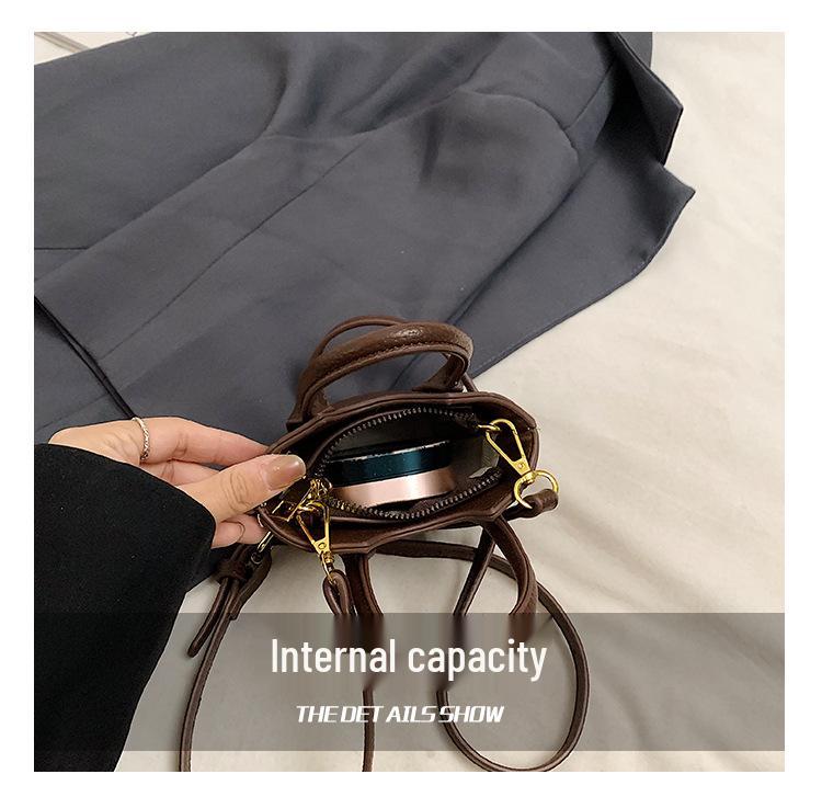 2024 Women's Mini Crossbody Bucket Bag - Niche Fashion Coin Purse Handbag