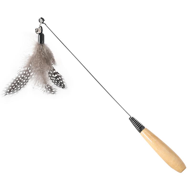 Interactive Cat Teaser: Feather & Bell Rod with Plush Mouse