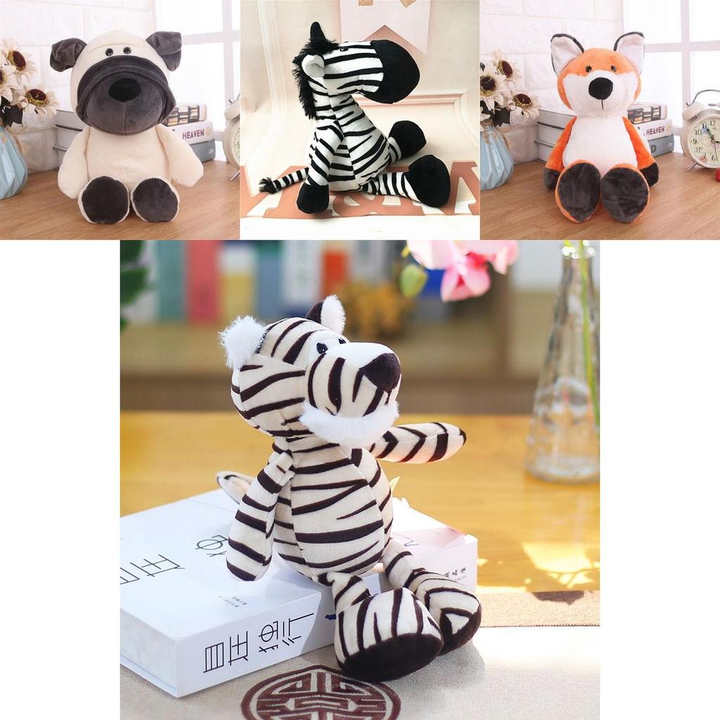 Jungle Animal Plush Toy Adorable Pp Cotton Stuffed Doll For Kids Babies