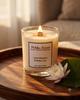 soy candle with wooden wick + LOTUS BLOSSOM & WATER LILY