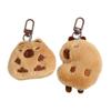 Derpy Capybara Plush Keychain Doll - Cartoon Charm & Apparel Accessory
