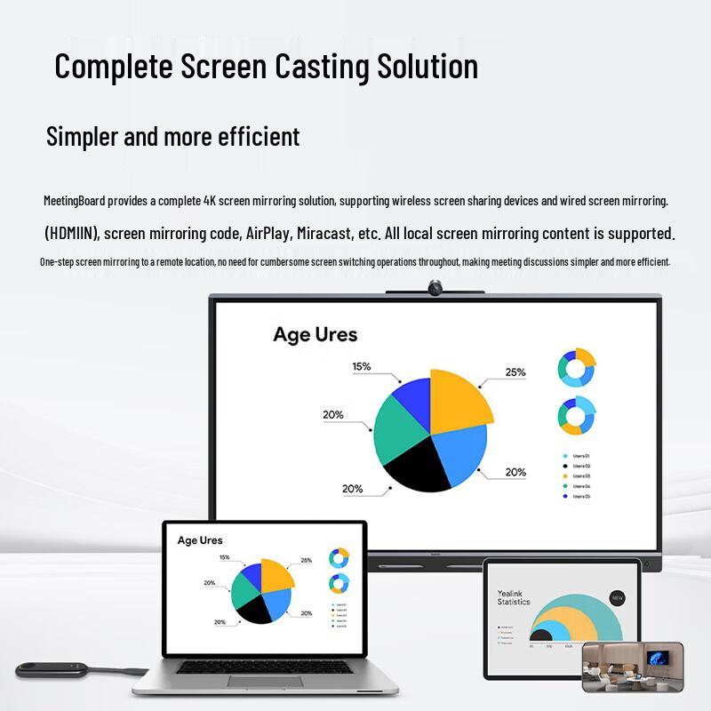 Yealink MeetingBoard 65 C Smart Interactive Display (CN Version)