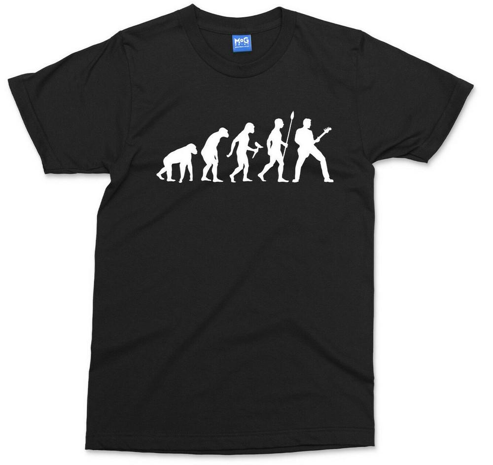 

Evolution of Guitarist T-shirt Electric Guitar Funny Music Rock band Musician S