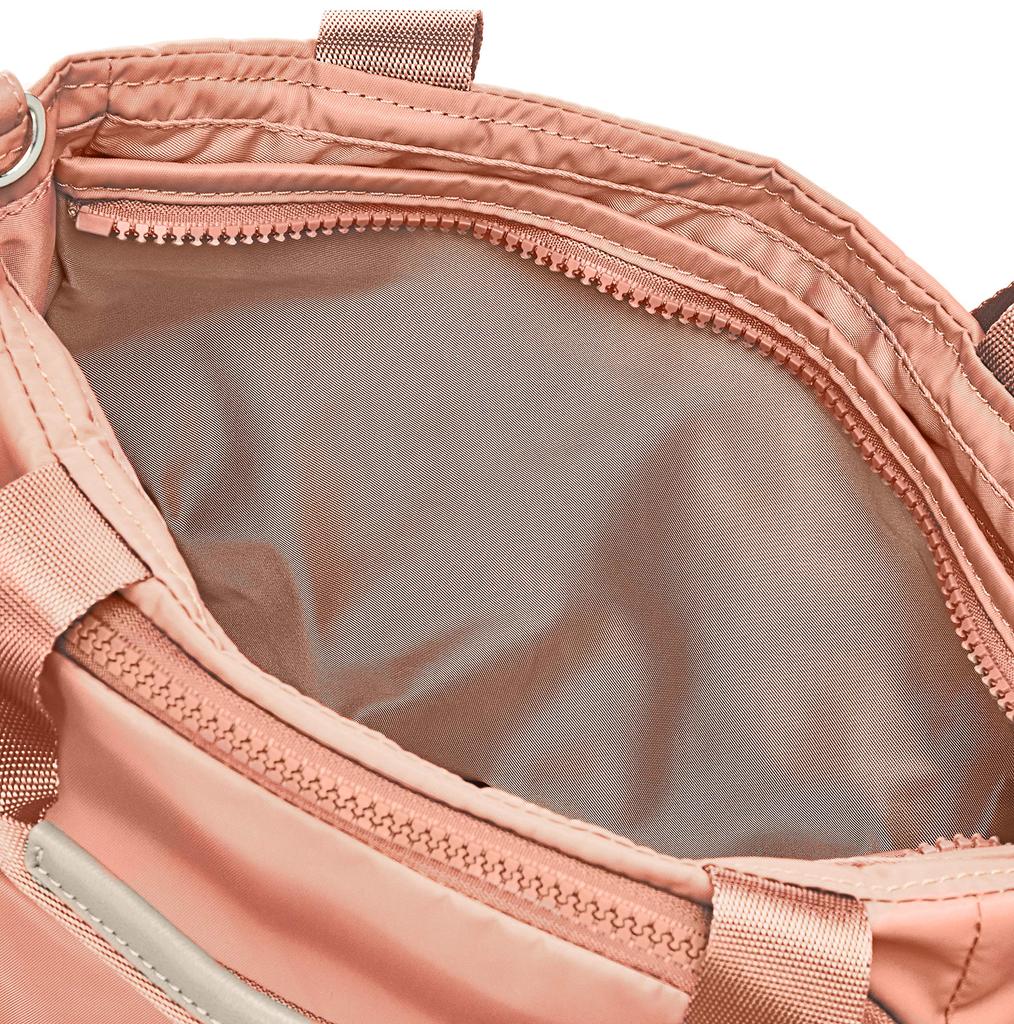 Tote Recycled Square Coral [Isaac] Bag, Nylon, Tote, Women's,