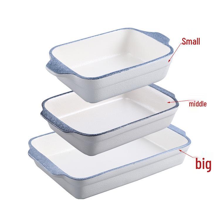 Aisijia Double-Handle Ceramic Gratin Pan