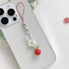 Universal Bead Charm Phone Strap Keyring For Mobile Devices Purses Travel Gear Modern Lightweight Decorative Item