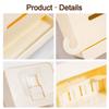 New Flip Soap Dish Waterproof Wall Mounted Soap Holder Punch-Free Bathroom Drain Soap Box Bathroom Accessories