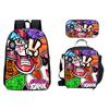 New Friday Night Funkin Backpack Three Piece Set Black Friday Korean Version Student Backpack Ice Pack Pencil Case Dropshipping