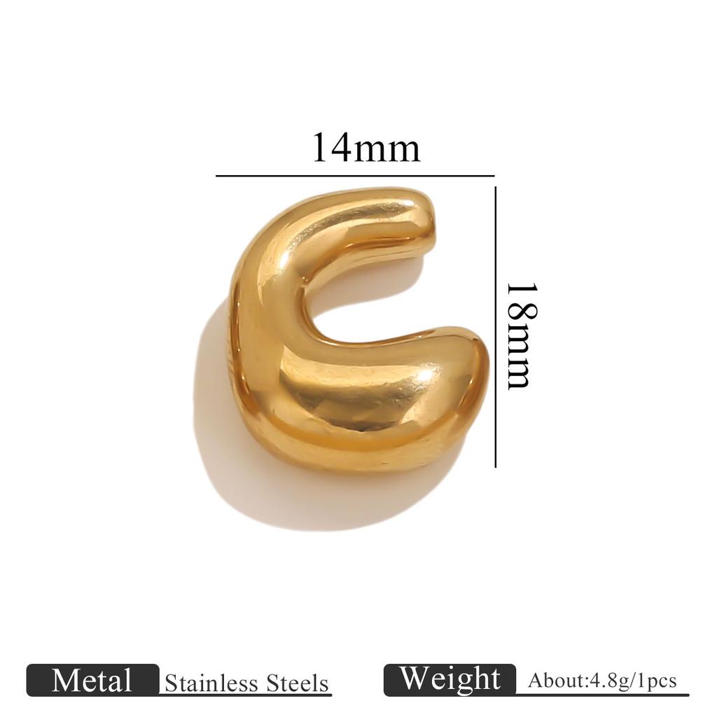 5 Stück Edelstahl 18K PVD-beschichtet A bis Z Englische Buchstaben Anhänger DIY Wasserdichter Schmuck Geschenk Handgefertigtes DIY Zubehör