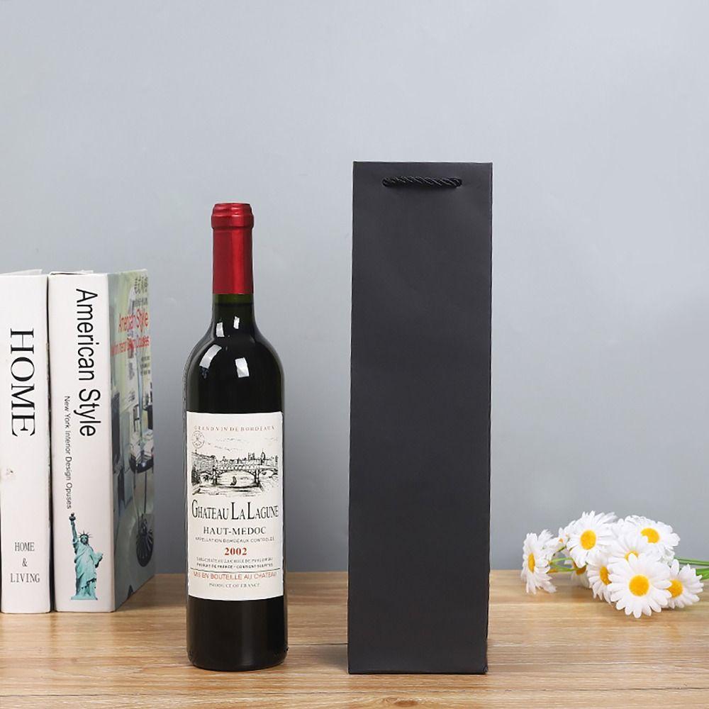 Gift Packaging Red Wine Gift Bag Champagne Drinks Carrier Packaging Handbag  Giveaways