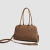 Bag Niche Design Portable Commuter Bag Women's Bag New Suede Bowling Bag Large Capacity Shoulder Bag