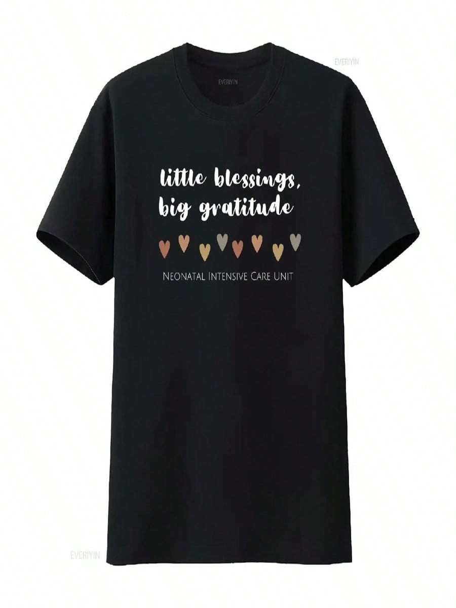 NICU Neonatal Intensive Care Unit T Shirt Nurse RN Respiratory Therapist RRT Appreciation Idea Little Blessings Vintage S разноцветный