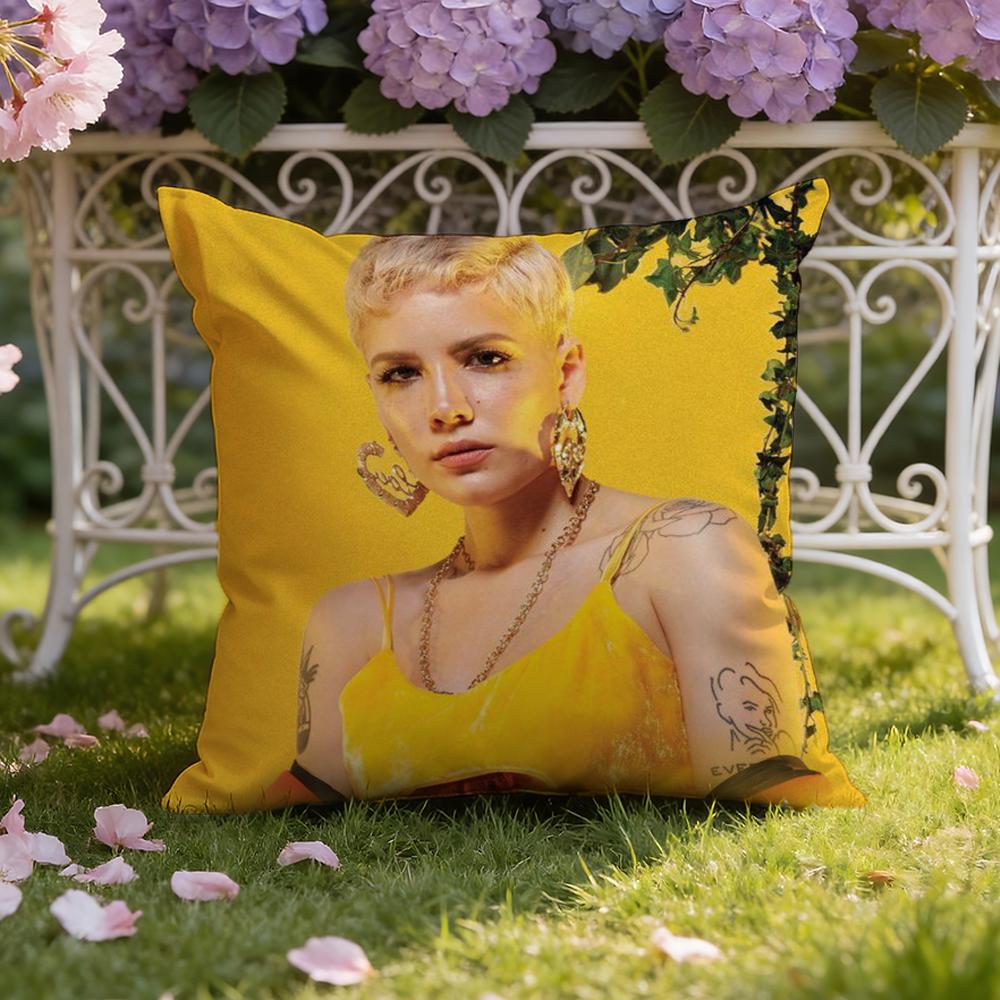 Singer H-Halsey Cushion Cover Home & Car Dual-Scene Pillow Cover: Reversible for Premium Comfort