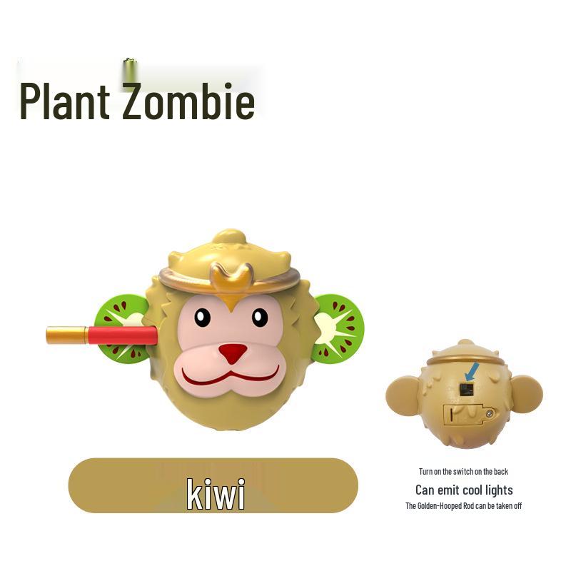 Plants Vs. Zombies Toy Set: Bewitching Mushroom, Fish Hook, Grassland Mine, Flaming Tree, Poison Pea