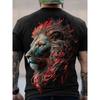 Nuovo Orrore Animale T-shirt da Uomo a Maniche Corte con Stampa 3D T-shirt Estiva da Uomo
