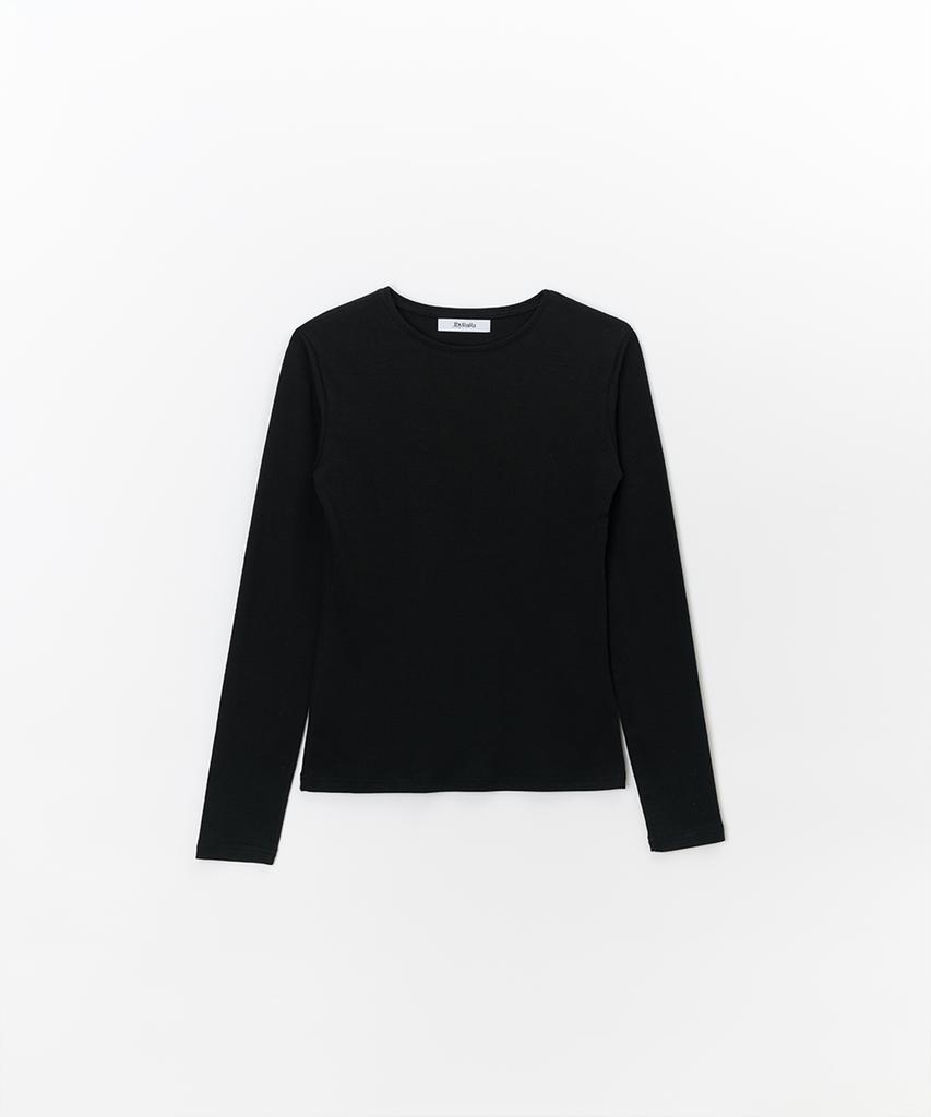 JBYRARA Crew Neck Slim Fit Signature T-Shirt_Black