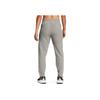 Under Armour Ottoman Solid Color Lace-Up Fleece Training Knit Pants Women Pants Gray 1379778-294