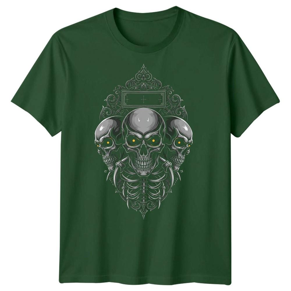 Skulls Dark Art Unisexs TShirt Ornate Graphic Tee