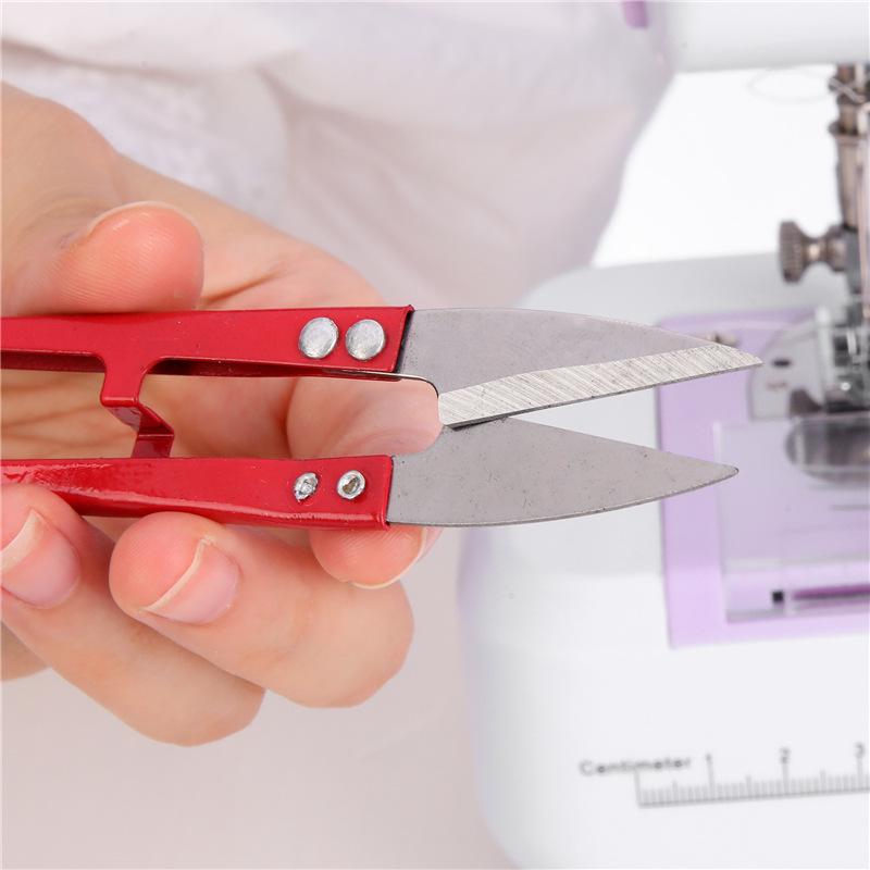U-shaped Embroidery Scissors V-shaped Household Scissors Cut Thread with Mini Cut Sewing Clothing Cross-stitch Scissors Yarn Scissors