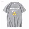 Radiology Squad RadiologisT T Shirt X ray Tech Rad Graduate long or short sleeves vintage Washed Top For Everyday Wear