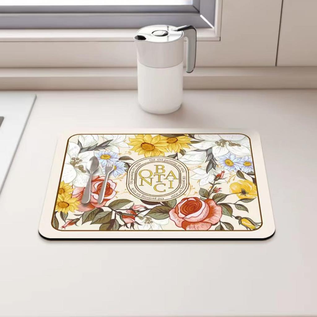 Ev tipi su emici ve yıkanamayan yemek masası örtüsü