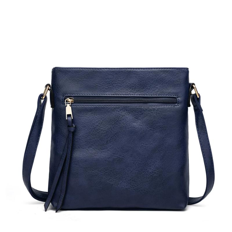 Vintage Leather Crossbody Bag Flap for Women Casual Shoulder Messenger Bag Daily Use High Quality Handbag Designer Luxur Female Bag