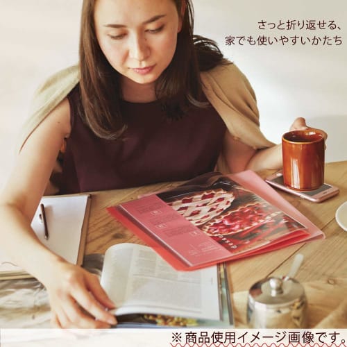 KOKUYO File Clear Book Glassel Fixed Type A4 60 Sheets Off-White La-GL60W