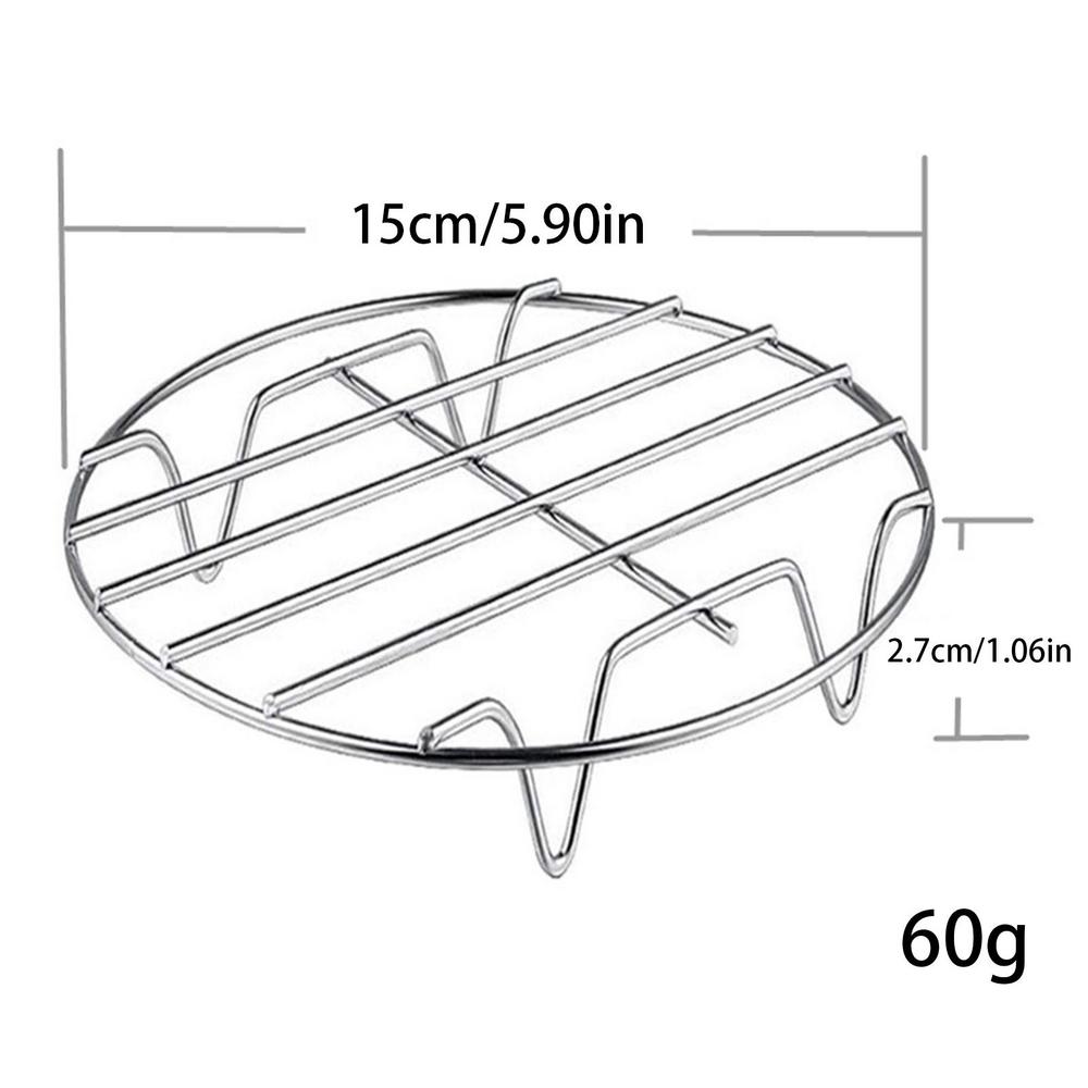 Stainless Steel Cookware Steamer Rack Cooking Baking Pot Stand AirfryerGrill Food Accessories Kitchen Steaming Racks Grid