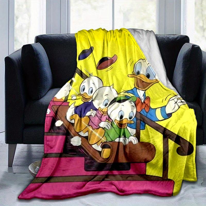 1pc, Donald Duck Family Throw Blanket Cozy & Soft for Home Decor, Couch Cover, Outdoor Use, Travel, Camping