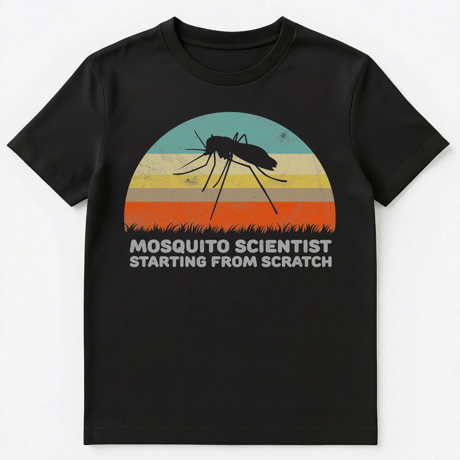

Funny Mosquito Scientists Starting From Scratch T Shirt Unisex T-Shirt S