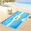 AUF Logo Uruguay Print Strandtuch, Großes Weiches Schnelltrocknendes Handtuch für Strand Camping Schwimmen