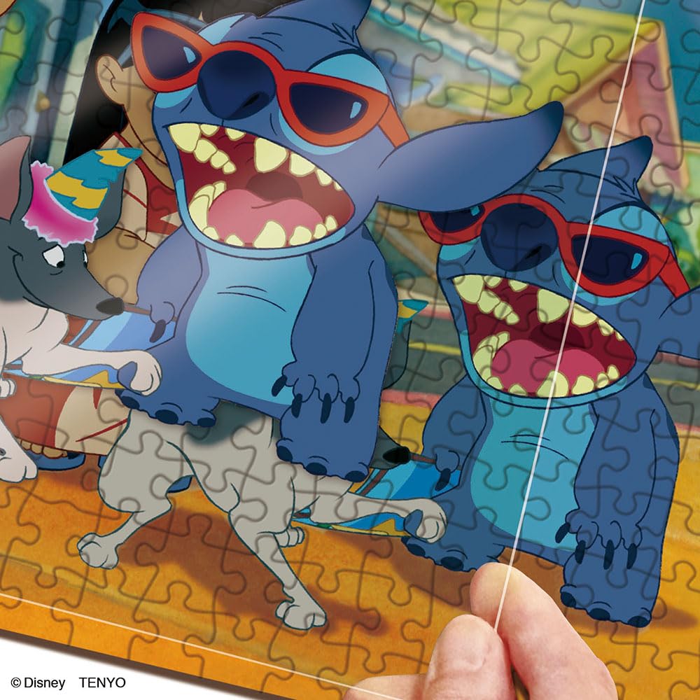 Tenyo in Film Art Gallery Jigsaw Puzzle Disney Stitch Includes Hanging and Special Emblem (Tenyo) [Made Japan] 200-Piece (22.5x32cm) D-200-916 Glue,