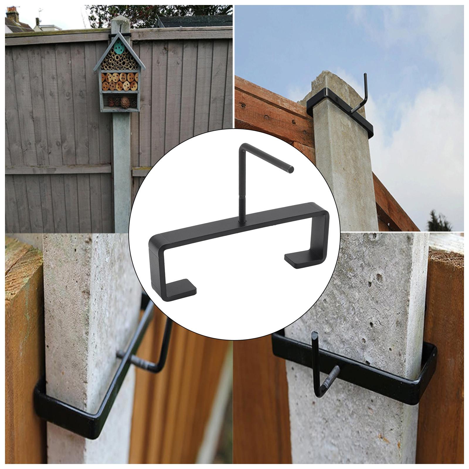 

Concrete Fence Post Panel Clip Security Bracket Applications