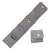 Foldable Travel Jewelry Organizer Elegant Pouch with Divided Compartments for Earring Ring Bracelet Gift for Women Men Grandma