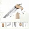 5 Years Anniversary Wind Chime, Happy 5th Anniversary Gift, 5 Years of Marriage, Wood Wedding Anniversary Keepsake for Couples Husband Wife,