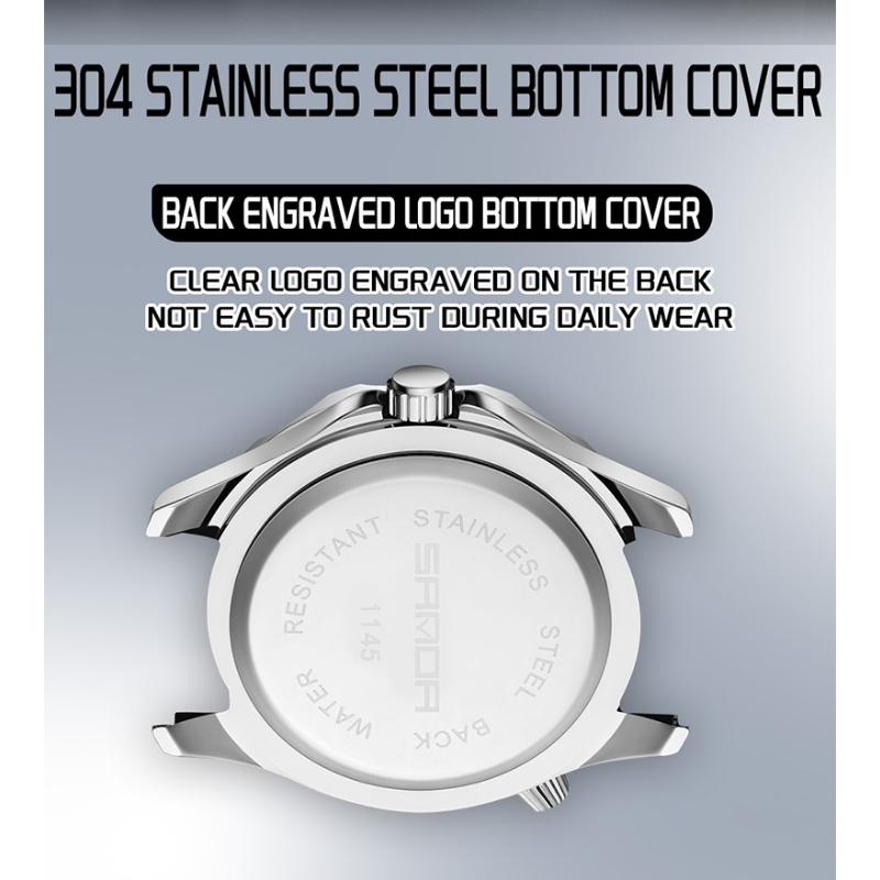 SANDA Men's Quartz Watch Multifunctional Waterproof Luminous Calendar Business Men's Quartz Watch