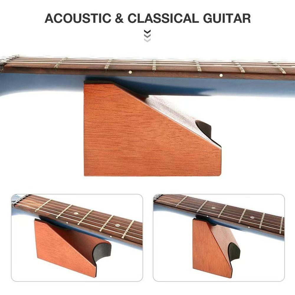 Support Pillow Guitar Neck Rest Mahogany Material Guitar Neck Stand Holder  Guitar Accessories