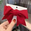 Elegant Big Bow Hair Clip Headdress Ribbon Bowknot Spring Ponytail Clips Hairpin Women Girls  Hair Accessories