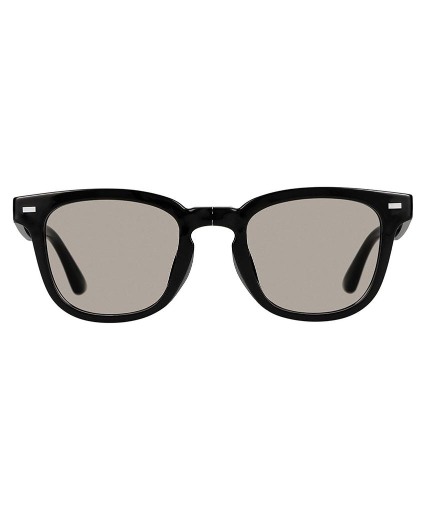Sunglasses NO COFFEE Dedicated Colored Thick UV For For Unisex [Zoff] Wellington-style (Black, ZN261G02_14E1) Foldable, (with Case), Lenses, Frame,