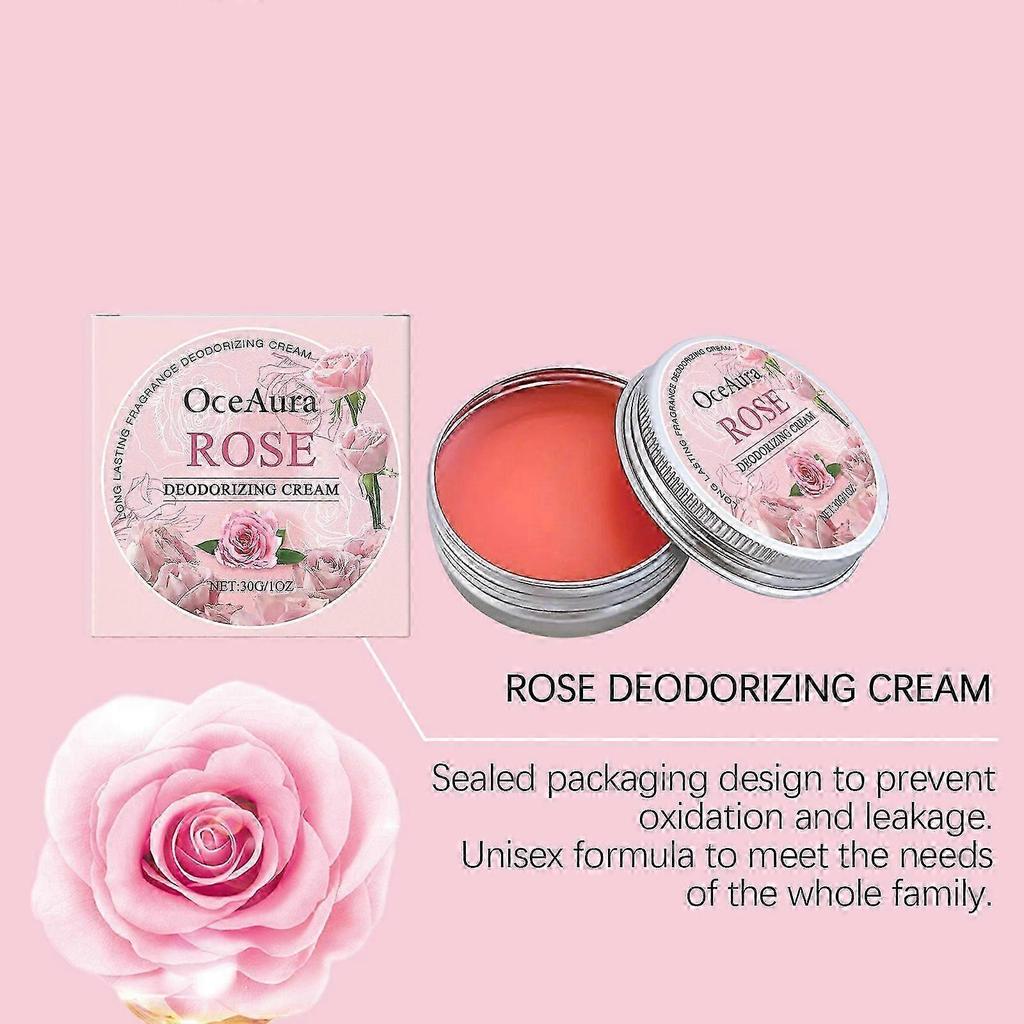 Oceaura Rose Body Cream Deodorizes, With A Gentle Formula Of Peony And Lily Plant Extracts. It Is Portable, Refreshing And Non-Sticky
