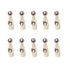 10pcs Quality Metal Ends For 4mm Umbrella Maintenance Umbrella Bone Covers Umbrella Tail Head Beads Rust Resistant