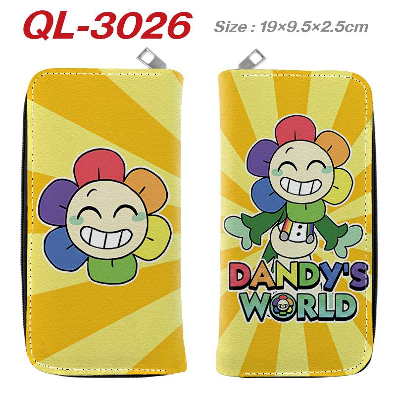 Space Dandy Anime Wallet PU Leather Long Zip Purse Full Color Waterproof Card Holder