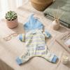 Autumn and winter dog clothes, thickened warm, quilted cotton pockets, traction cat pets, bear four-legged cotton-padded clothes, dog clothes.