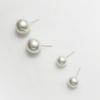 August Harmony 925silver Pearl Earring / 2size