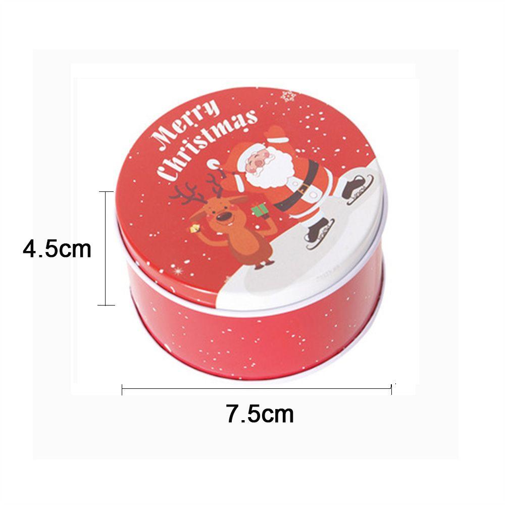 Supplies Candy With Lids Cookie Box Christmas Tin Gift Box Storage Containers Tinplate Gift Boxes