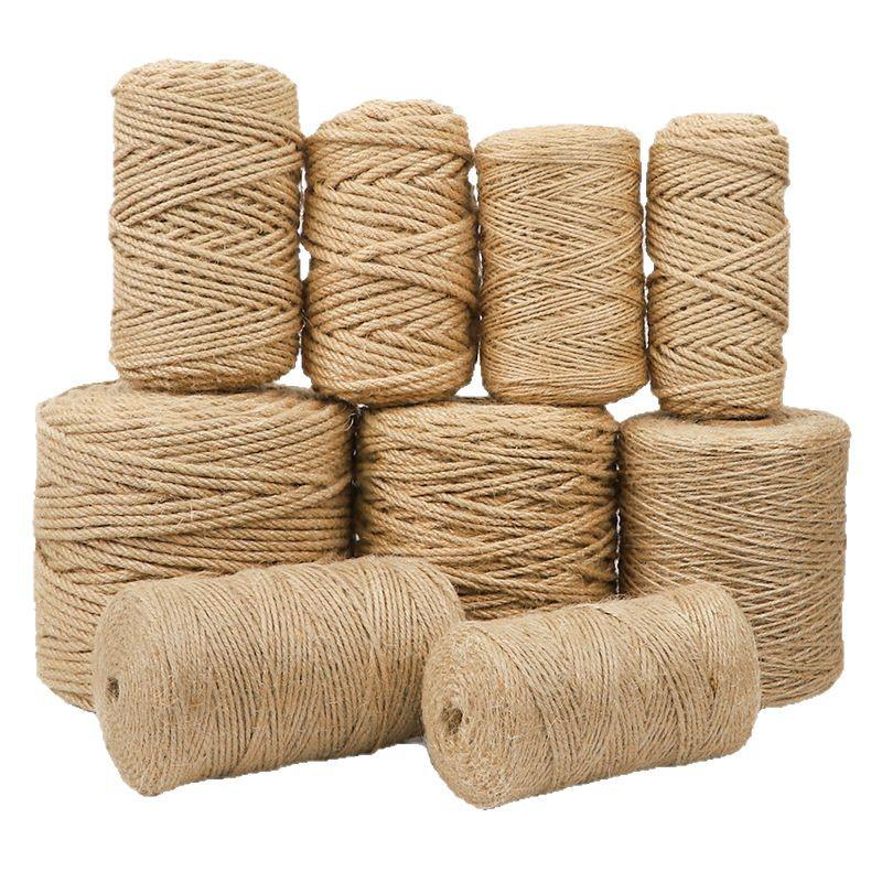 Hemp Rope: Handmade Thick String for DIY Weaving, Cat Scratching, Photo Wall Decor