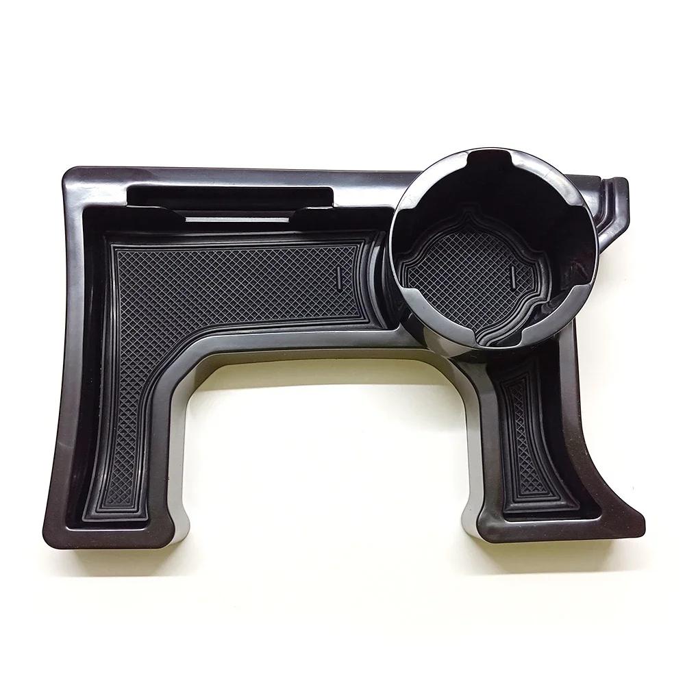 For Suzuki Jimny 2019-2024 AT MT Stowing Tidying Car Gear Shift Panel Storage Box Organizer Tray Cup Holder Wtih Anti Slip Mat